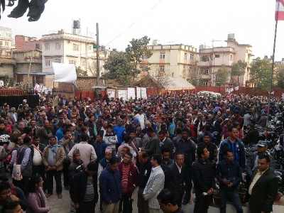 सशांकको कुरा आउँदा झ्याप्प बत्ती निभ्यो, संस्थापनको उम्मेद्वारी घोषणा हुँदा सानेपामा जे देखियो (फोटो फिचरसहित)