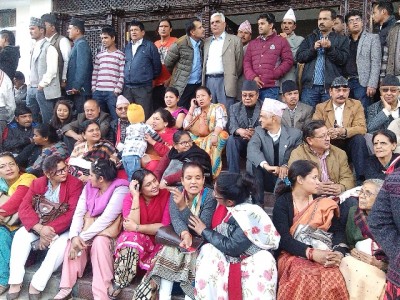 सशांकको कुरा आउँदा झ्याप्प बत्ती निभ्यो, संस्थापनको उम्मेद्वारी घोषणा हुँदा सानेपामा जे देखियो (फोटो फिचरसहित)