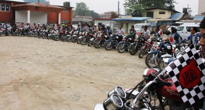काठमाण्डौमा बुलेट बाइक राइडरको ¥याली, टु ह्विल ड्राइभ टुरिज्मको प्रवद्र्धन गर्न एड्भेन्चर क्लब गठन