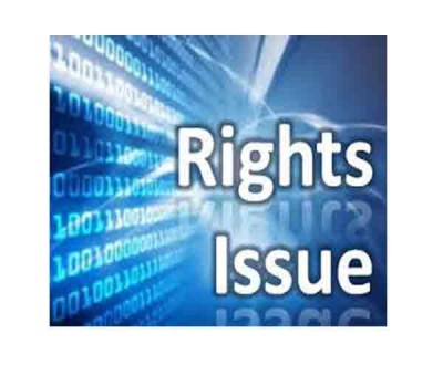 right share issue