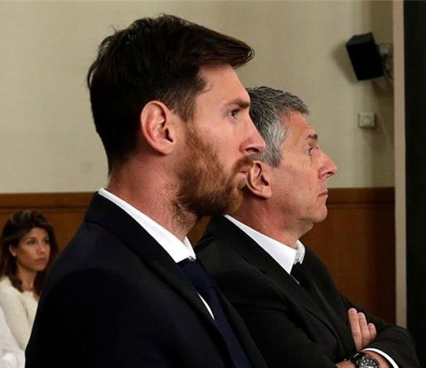 Messi and His Father