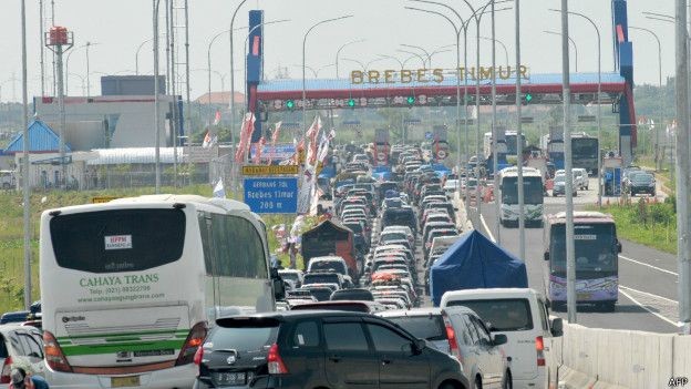 indonesia traffic jam