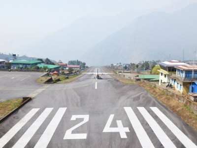 airport of Lukla, Nepal