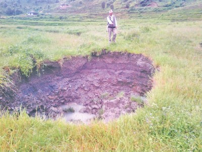 sinkholes in Nepal
