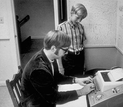 bill gates with his dad in 1968