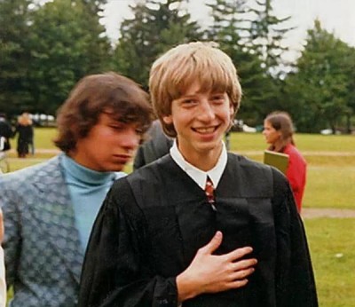 bill gates after his school in 1973