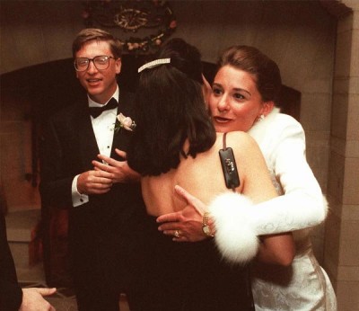 bill gates at his own marriage ceremony in 1993