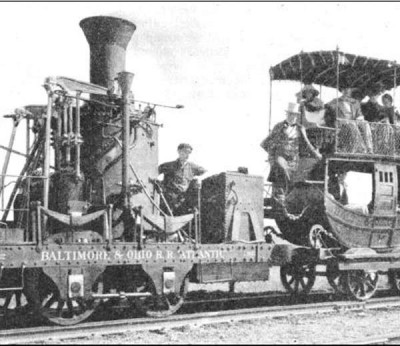 the first engine train of the world