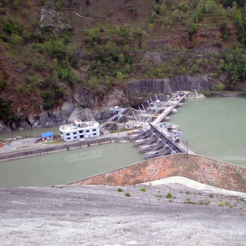 A hydro project of Nepal