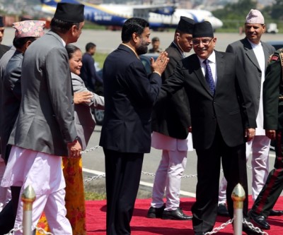 Nepali PM India Visit Kicked off