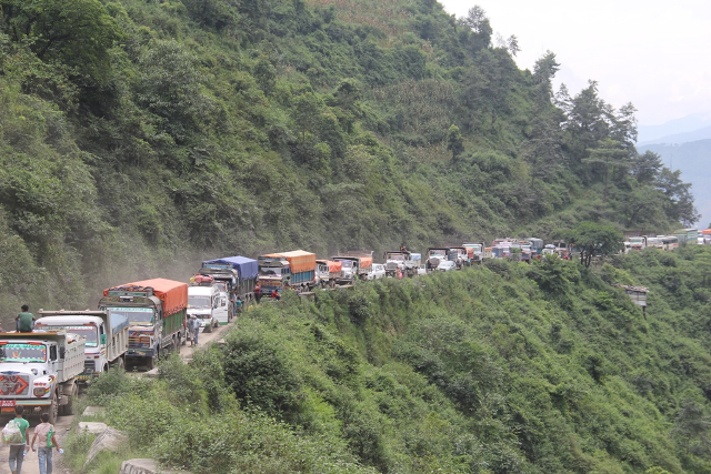 Traffic of Nagdhunga