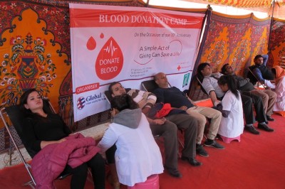 blood donation of Global IME