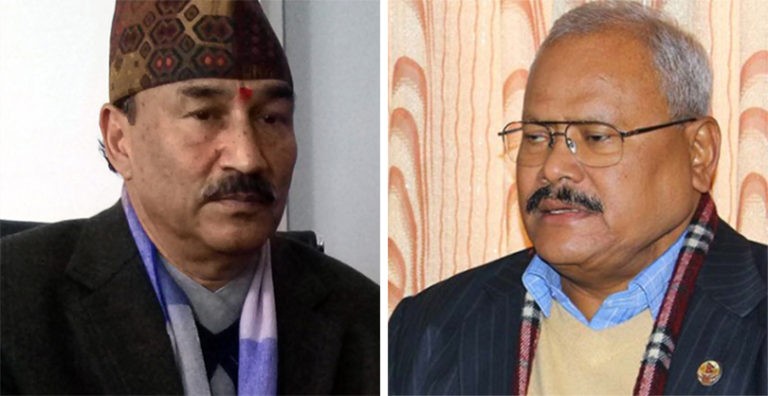 Kamal Thapa and Bijaya Gachhadar