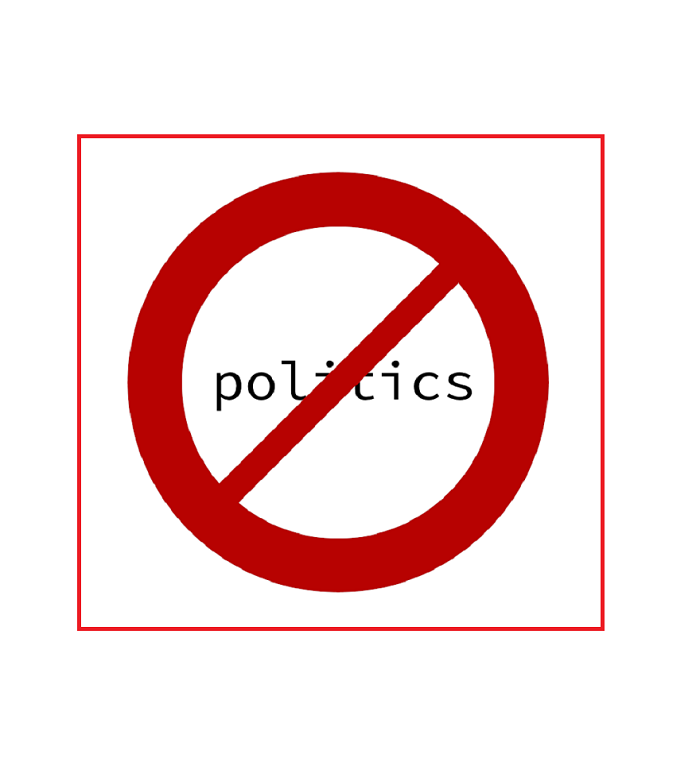 no politics