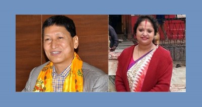 Bidhya Sundar Shakya and Hari Prava Khadgi