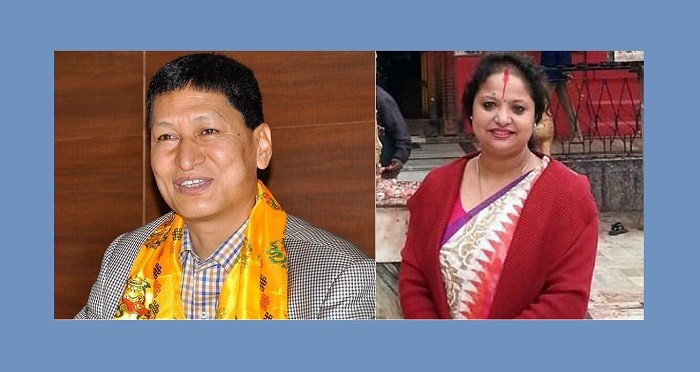 Bidhya Sundar Shakya and Hari Prava Khadgi