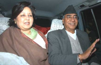 deuba and his wife