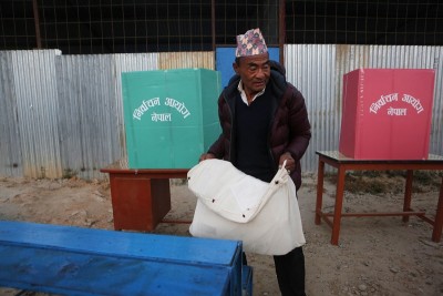 ब्यालेटमा यसरी पोखियो जनमत(फोटो फिचर)