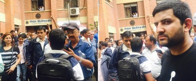 धितोपत्र बोर्डका प्रवक्ताको राजीनामा माग्दै लगानीकर्ताको प्रदर्शन, हातपातको प्रयास