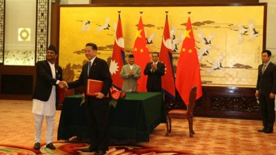 नेपाल-चीनबीच रेलमार्ग निर्माणमा महत्वपूर्ण सम्झौता