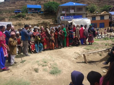 जनता बैंकद्वारा जुम्लामा  तीनदिने स्वास्थ्य शिविर आयोजना