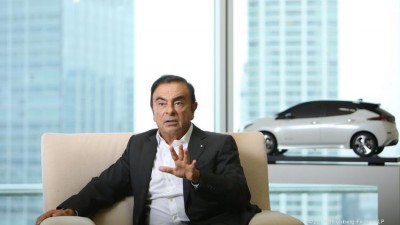 Nissan motors chairman carlos ghosn
