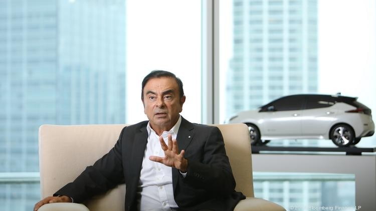 Nissan motors chairman carlos ghosn