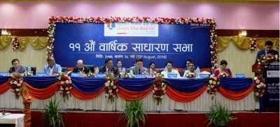 लुम्बिनी बैंकका सेयरधनीले १७.०७% बोनस सेयर पाउने निश्चित