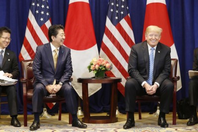 अमेरिका र जापानबीच व्यापार सम्झौतामा सहमति