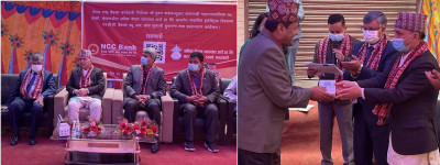 काठमाण्डौको ढल्कोमा विद्युतीय रिक्सा चढ्दा एनसीसी बैंकको क्यूआर कोडबाट भुक्तानी गर्न सकिने