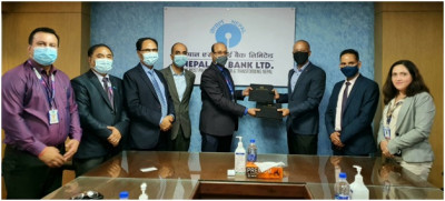 नेपाल एसबिआई बैंकले आईसीएफसी फाइनान्सका ग्राहकलाई गैरकोषमा आधारित बैकिंङ सुविधा प्रदान गर्ने