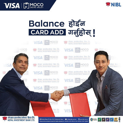 नेपाल इन्भेस्टमेन्ट बैंक लिमिटेडका कार्ड प्रयोगकर्ताले अब ‘मोको’ एपबाट भुक्तानी गर्नसक्ने