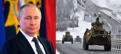 रुस–युक्रेन तनाव : पुटिनले गरे सैन्य कारबाहीको घोषणा, ठाउँ–ठाउँमा विस्फोट, मार्सल ल लागू