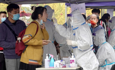 चीनमा फेरि बढ्न थाल्यो कोरोना संक्रमण, स्वास्थ्य परीक्षण तीव्र पारिँदै