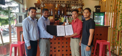 महालक्ष्मी विकास बैंकका ग्राहकलाई आँगन रेस्टुरेन्टमा छुट