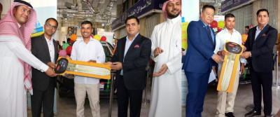 सिटी एक्सप्रेस मनी ट्रान्सफर र साउदी अरबको टेलिमनी बैंकद्वारा बम्पर उपहार विजेतालाई कार हस्तान्तरण   