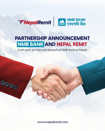 नेपाल रेमिट र एनएमबि बैंकबीच रेमिट्यान्स भुक्तानी सम्झौता, नेपालमा रकम पठाउन अझ सहज